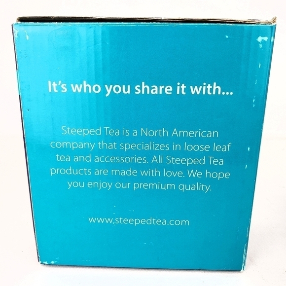 STEEPED Tea Mod Teapot w/ Teacup & Saucer Set - Picture 8 of 9